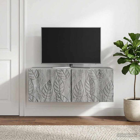 Vidaxl wandbeugel tv-kast 78,5 x 41 x 30 cm grijs sonoma bewerkt hout