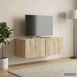 Vidaxl wandbeugel tv-kast 59,5 x 31 cm sonoma eiken bewerkt hout