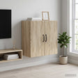 Vidaxl wandkast 59 x 31 x 60 cm bewerkt hout sonoma eiken