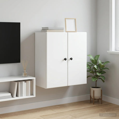 Vidaxl wandkast wit 59 x 31 x 60 cm bewerkt hout