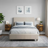 Vidaxl wandbeugel bedkast 2 st gerookt eiken 34,5 x 33 x 40 cm