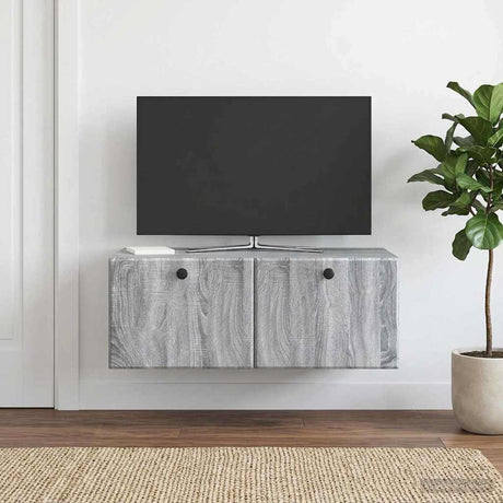 Vidaxl wandbeugel tv-kast 78,5 x 41 x 30 cm grijs sonoma bewerkt hout