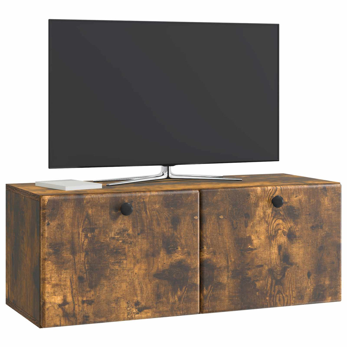 Vidaxl wandbeugel tv-kast 78,5 x 31 x 30 cm gerookt eiken bewerkt hout