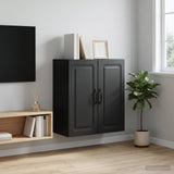 Vidaxl wandkast 59 x 31 x 60 cm bewerkt hout zwart