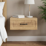 Vidaxl wandbeugel bedkast artisanaal eiken 49 x 34,5 x 20 cm