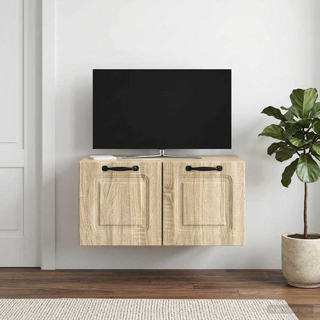 Vidaxl wandbeugel tv-kast sonoma eiken 59,5 x 41 x 30 cm bewerkt hout