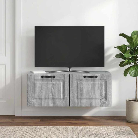 Vidaxl wandbeugel tv-kast 78,5 x 31 x 30 cm grijs sonoma bewerkt hout