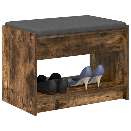 Vidaxl halbank gerookte eik 63 x 38 x 45 cm