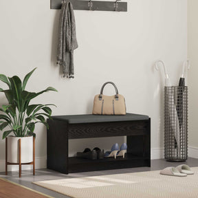 Vidaxl halbank zwarte eik 83 x 38 x 45 cm