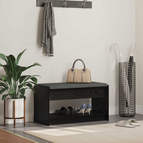 Vidaxl halbank zwarte eik 83 x 38 x 45 cm