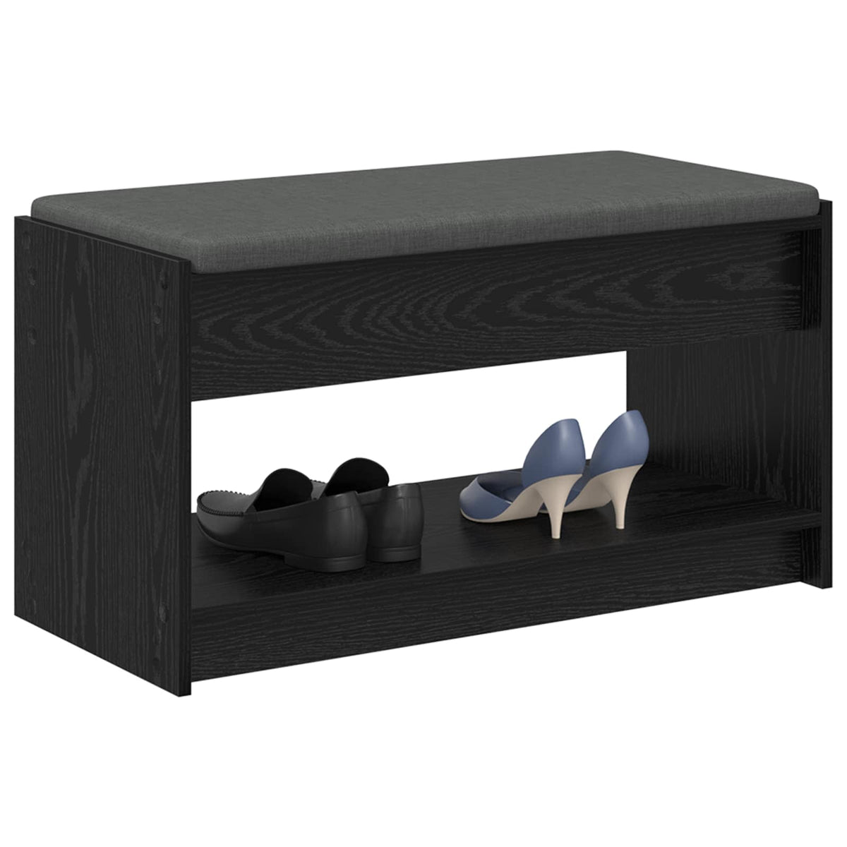Vidaxl halbank zwarte eik 83 x 38 x 45 cm