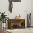Vidaxl halbank gerookte eik 83 x 38 x 45 cm