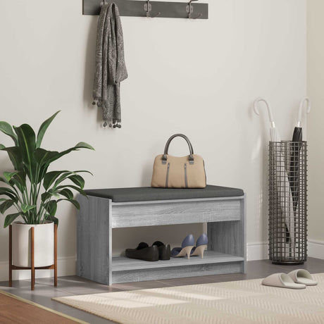 Vidaxl halbank grijze sonoma 83 x 38 x 45 cm