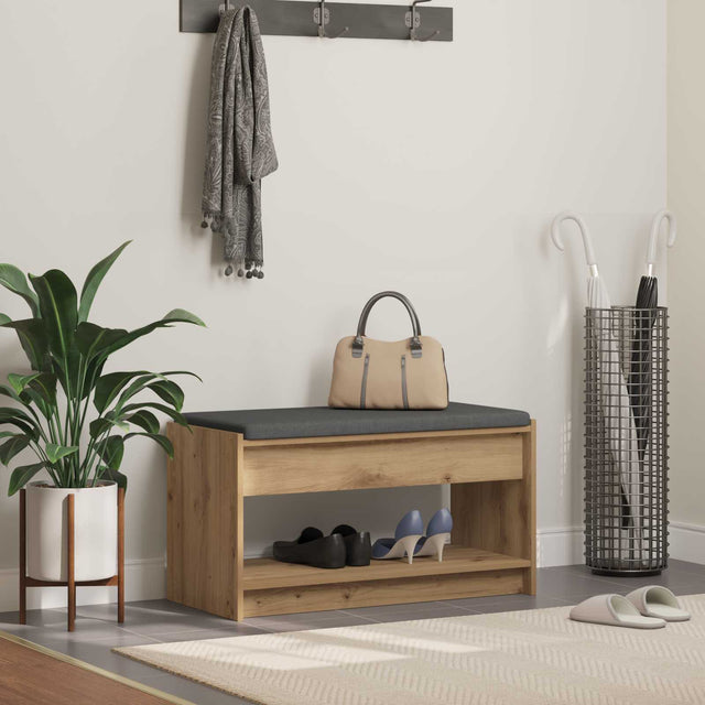 Vidaxl halbank artisan eik 83 x 38 x 45 cm