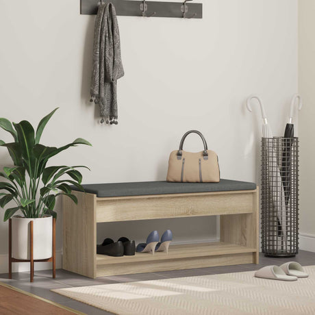 Vidaxl halbank sonoma eiken 103 x 38 x 45 cm