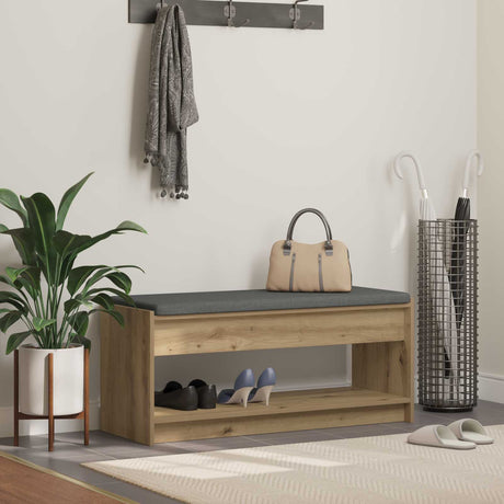 Vidaxl halbank artisan eik 103 x 38 x 45 cm