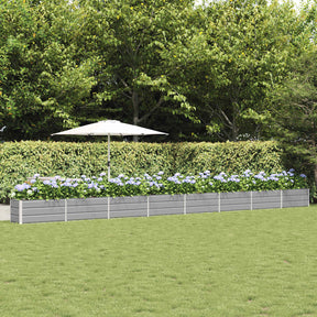 Vidaxl plantenbak lichtgrijs 770 x 50 x 45 cm gegalvaniseerd staal