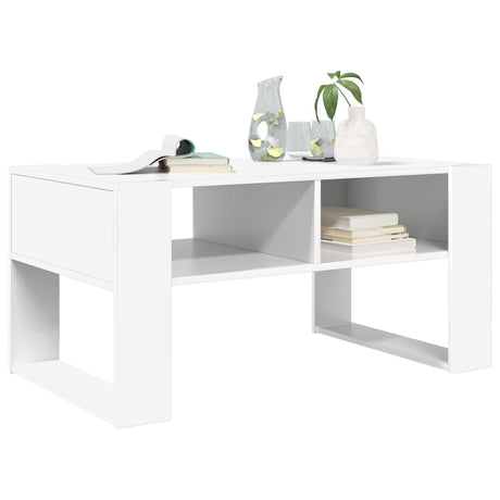 Vidaxl salontafel wit 92 x 53 x 45 cm bewerkt hout