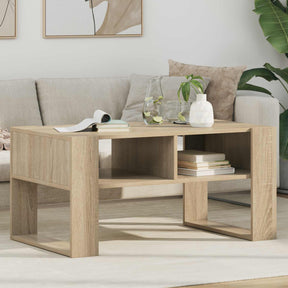 Vidaxl salontafel sonoma eiken 92 x 53 x 45 cm bewerkt hout