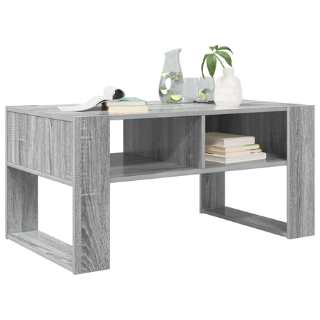 Vidaxl salontafel grijs sonoma 92 x 53 x 45 cm bewerkt hout