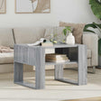 Vidaxl salontafel grijs sonoma 66 x 53 x 45 cm bewerkt hout