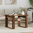 Vidaxl salontafel oudhout 64 x 54 x 44 cm bewerkt hout