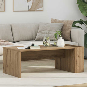 Vidaxl salontafel artisan eiken 95 x 50 x 34 cm bewerkt hout
