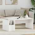 Vidaxl salontafel wit 90 x 45 x 35 cm bewerkt hout