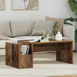 Vidaxl salontafel oudhout 90 x 45 x 35 cm bewerkt hout