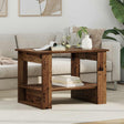 Vidaxl salontafel oudhout 72 x 50 x 50 cm bewerkt hout