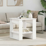 Vidaxl salontafel wit 51 x 50 x 50 cm bewerkt hout