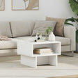 Vidaxl salontafel wit 48 x 46 x 35 cm bewerkt hout