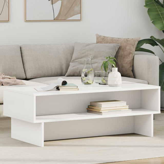 Vidaxl salontafel wit 100 x 46 x 35 cm bewerkt hout