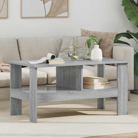 Vidaxl salontafel grijs sonoma 90 x 50 x 45 cm bewerkt hout