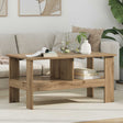 Vidaxl salontafel artisan eiken 90 x 50 x 45 cm bewerkt hout