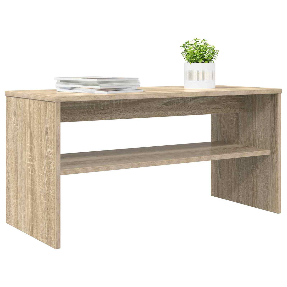 Vidaxl tv-kast 80 x 35 x 40 cm sonoma eiken bewerkt hout