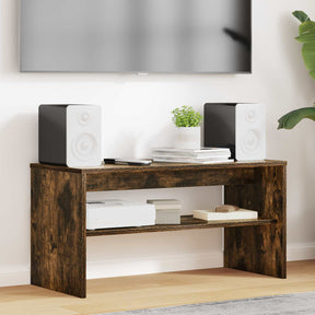 Vidaxl tv-kast 80 x 35 x 40 cm gerookt eiken bewerkt hout