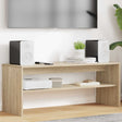 Vidaxl tv-kast 100 x 35 x 40 cm sonoma eiken bewerkt hout