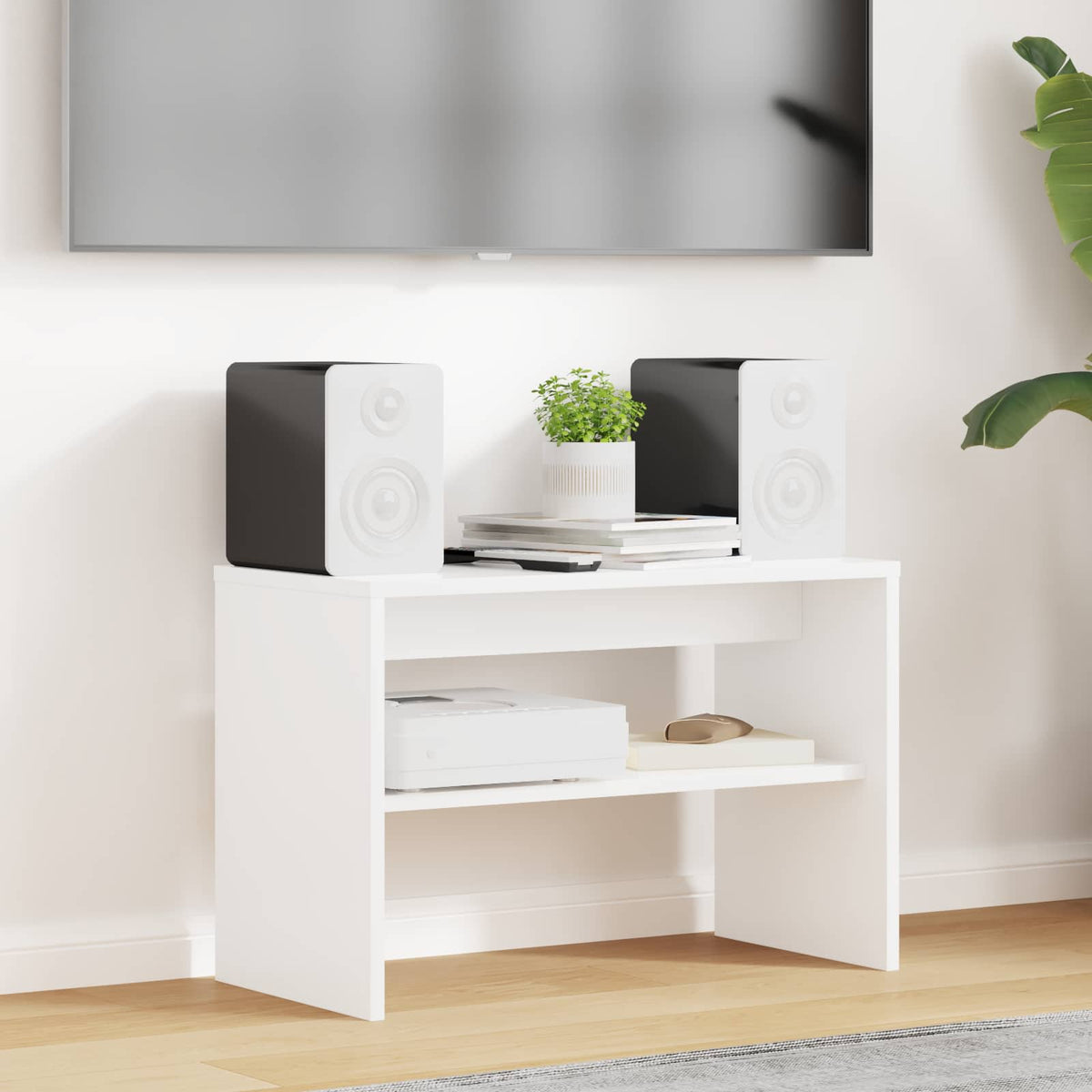 Vidaxl tv-kast 60 x 30 x 40 cm wit bewerkt hout