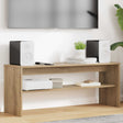 Vidaxl tv-kast 100 x 30 x 40 cm artisan eiken bewerkt hout