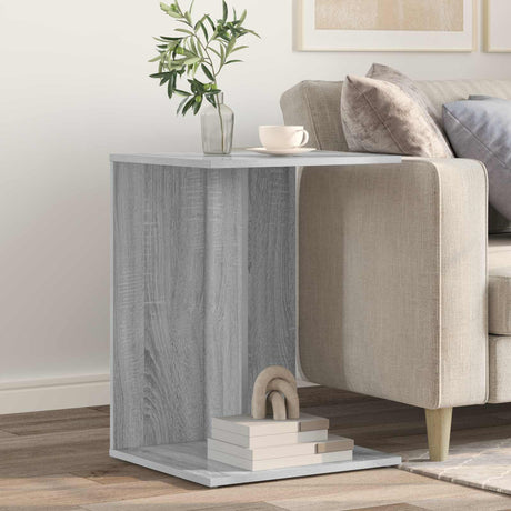Vidaxl bijzettafel grijs sonoma 45 x 40 x 62,5 cm bewerkt hout