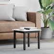 Vidaxl salontafel wit 40 x 40 x 36 cm massief grenenhout