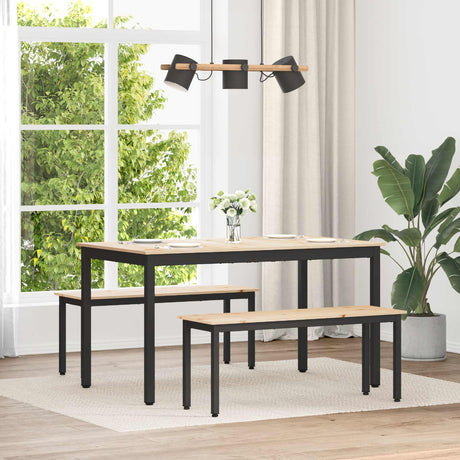 Vidaxl bank naturel 110 x 35 x 45 cm massief grenenhout