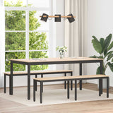 Vidaxl bank naturel 160 x 35 x 45 cm massief grenenhout