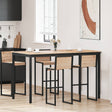 Vidaxl bartafel 180 x 90 x 105 cm massief grenenhout naturel