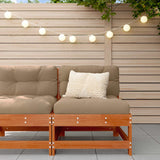 Vidaxl tuin midden sofa massief grenenhout wasbruin