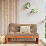 Vidaxl tuin midden sofa massief grenenhout wasbruin
