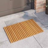 Vidaxl badmat naturel 60 x 40 cm massief acaciahout