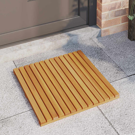 Vidaxl badmat 2 st naturel 50 x 50 cm massief acaciahout