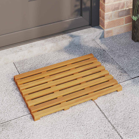 Vidaxl badmat 2 st naturel 56 x 37 cm massief acaciahout